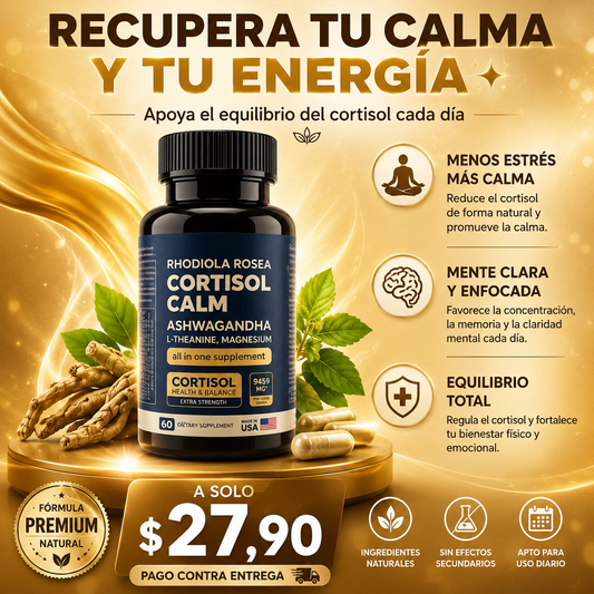 CORTISOL CALM CON ASHWAGANDHA