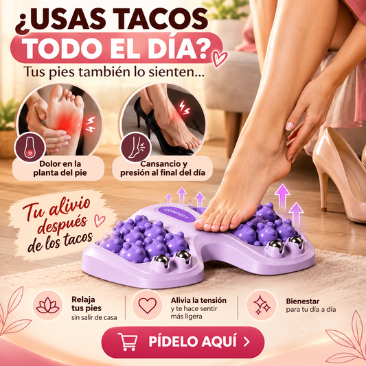 Masajeador Ergonómico de Pies 2 en 1 | Relajación en Casa