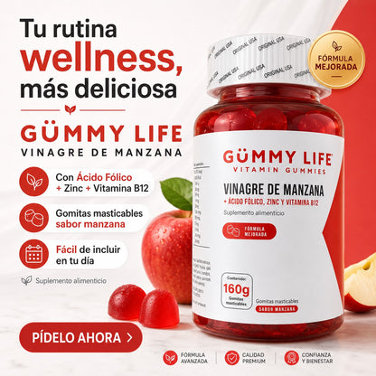 GUMMY LIFE VINAGRE DE MANZANA